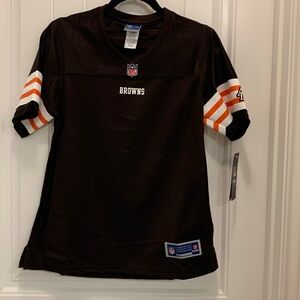 NWTNFL WMNS Browns Jersey - Brown and Orange